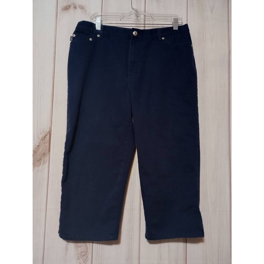 Lauren Ralph Lauren‎ Pants Ladies 14 Navy Chino Capri